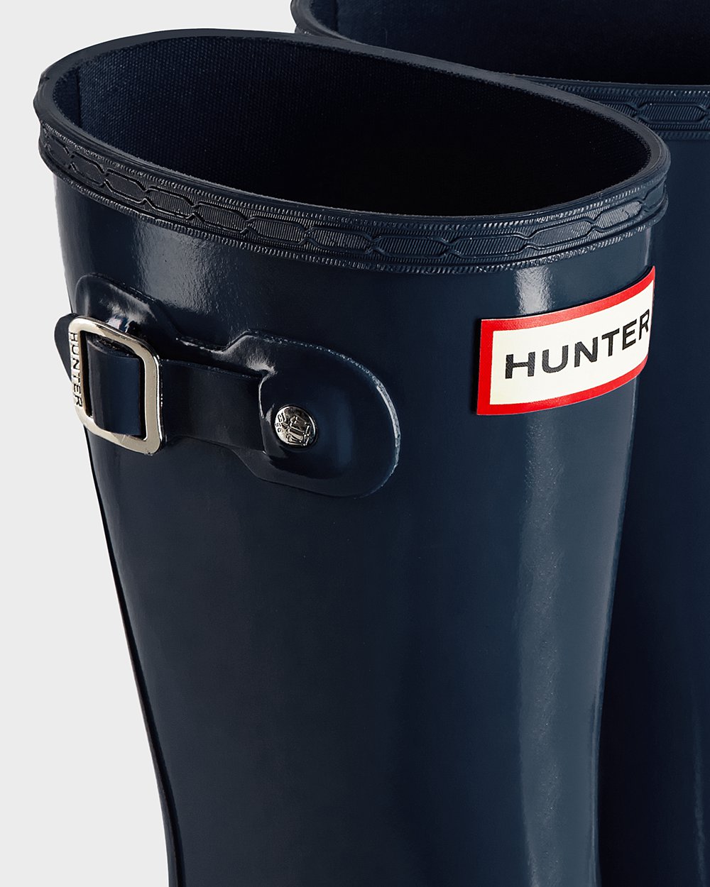 Kids Hunter Rain Boots Navy - Original Little Gloss - 1094568-CJ